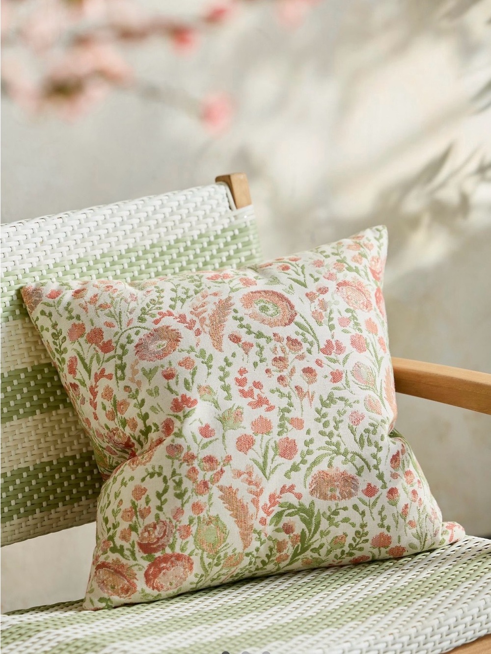 Anthropologie Terrain Sunbrella® Arboretum Outdoor Pillow